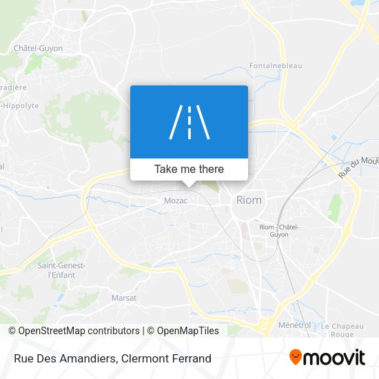 Rue Des Amandiers map