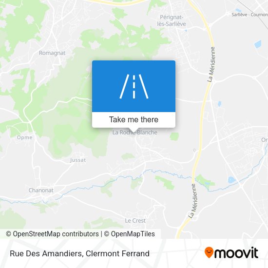 Rue Des Amandiers map