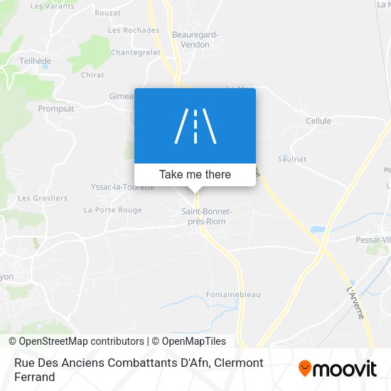 Rue Des Anciens Combattants D'Afn map