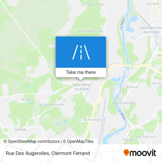 Rue Des Augerolles map