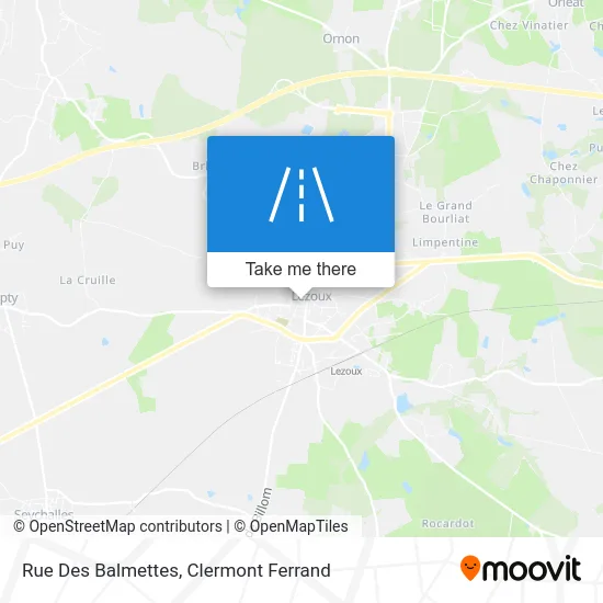 Rue Des Balmettes map