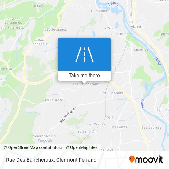 Rue Des Bancheraux map