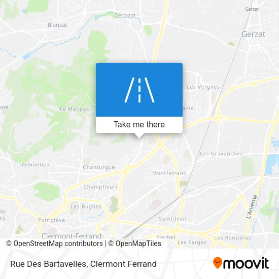 Rue Des Bartavelles map