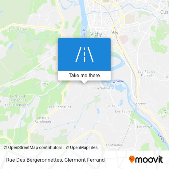 Rue Des Bergeronnettes map