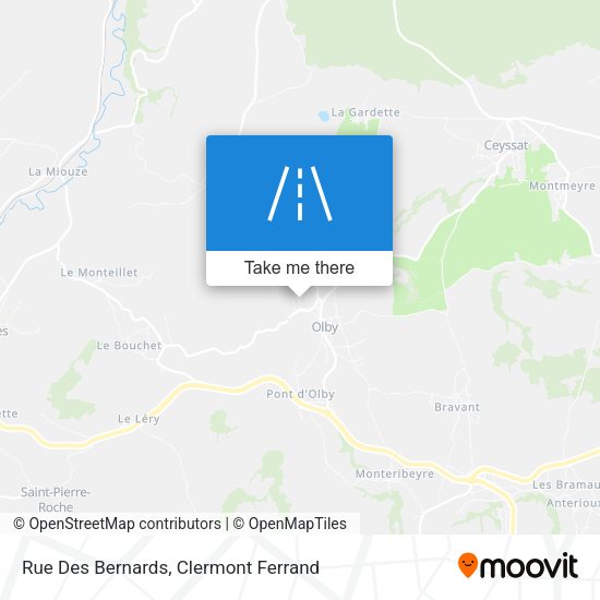 Rue Des Bernards map