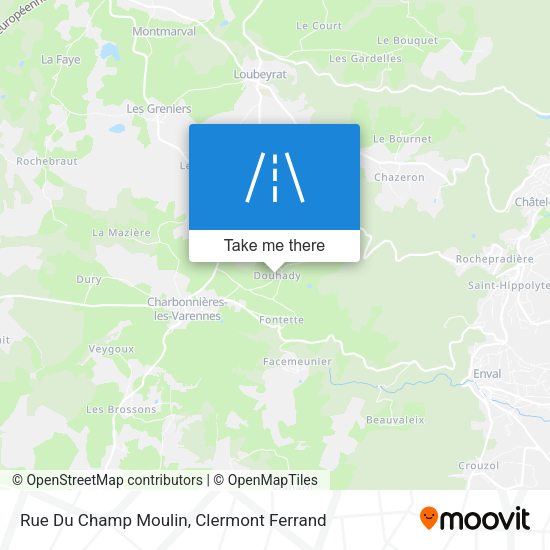Rue Du Champ Moulin map