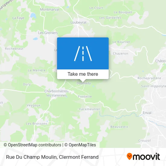 Rue Du Champ Moulin map