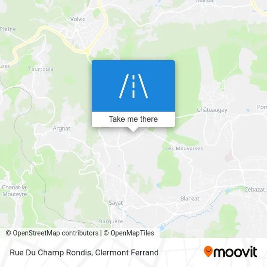 Rue Du Champ Rondis map