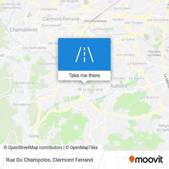 Rue Du Champclos map