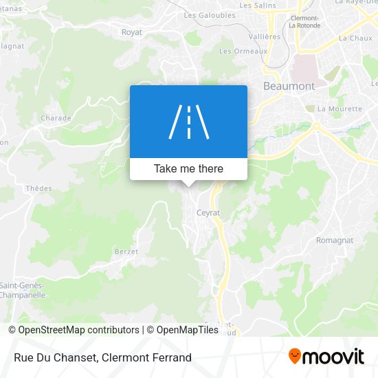 Rue Du Chanset map