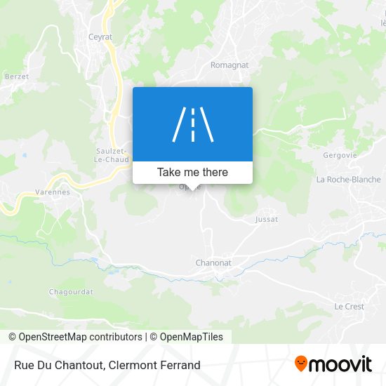 Rue Du Chantout map