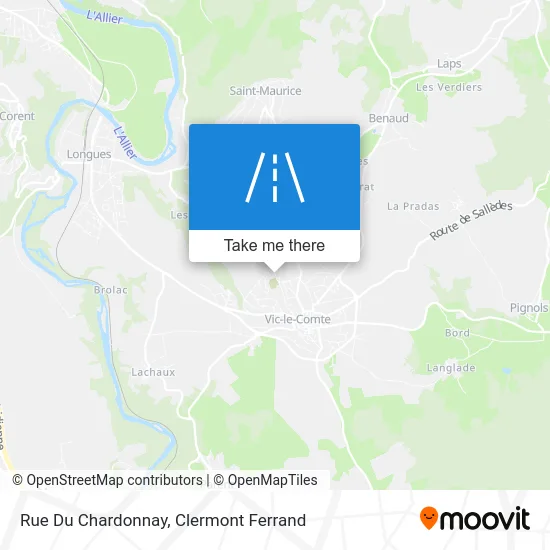 Rue Du Chardonnay map