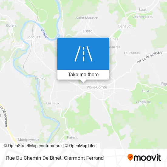 Rue Du Chemin De Binet map