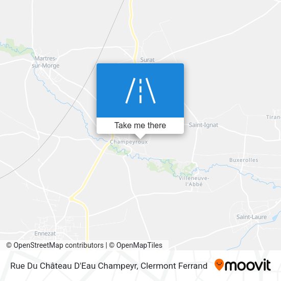 Rue Du Château D'Eau Champeyr map