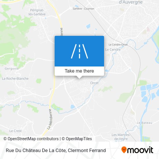 Rue Du Château De La Côte map