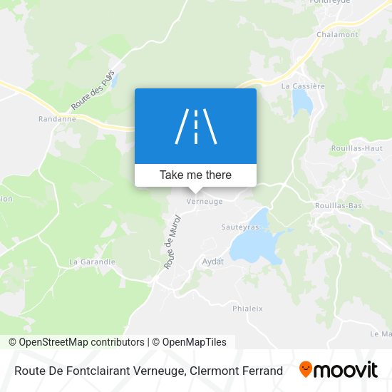 Route De Fontclairant Verneuge map