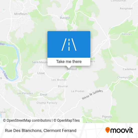 Rue Des Blanchons map