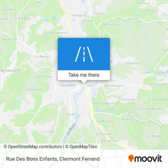 Rue Des Bons Enfants map