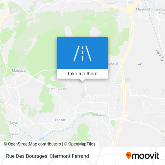 Rue Des Bourages map