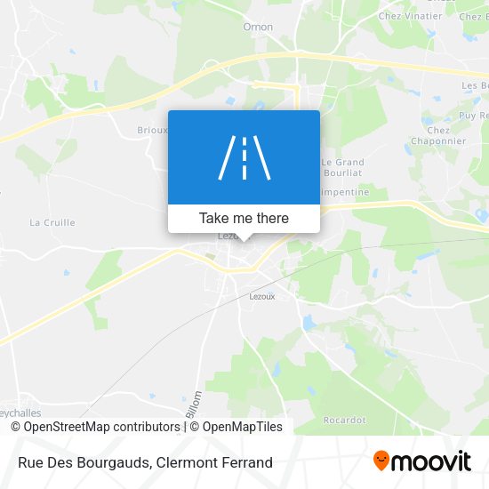 Rue Des Bourgauds map