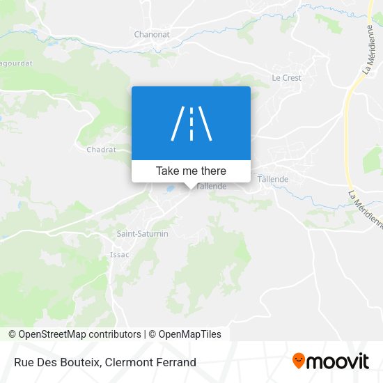Rue Des Bouteix map