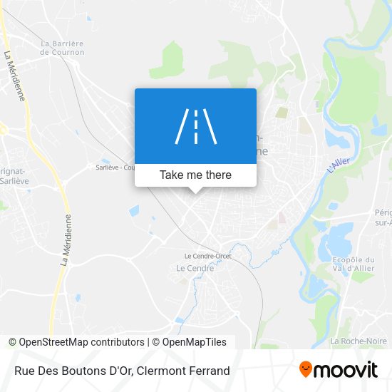Rue Des Boutons D'Or map