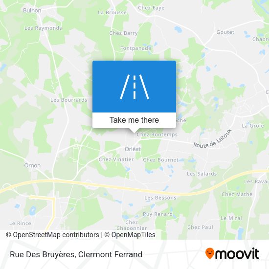 Rue Des Bruyères map