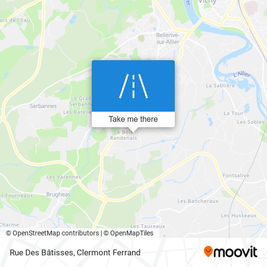 Rue Des Bâtisses map