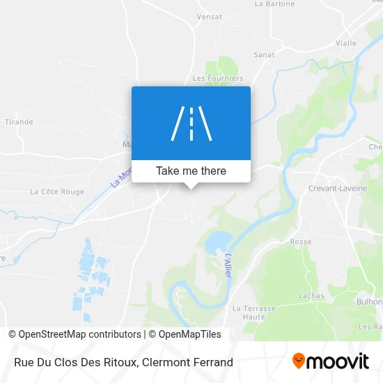 Rue Du Clos Des Ritoux map