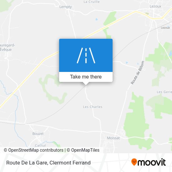 Route De La Gare map