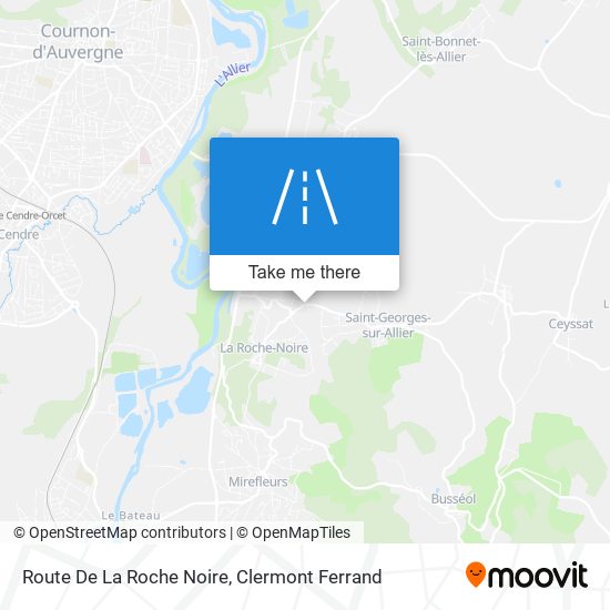 Route De La Roche Noire map