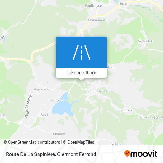Route De La Sapinière map