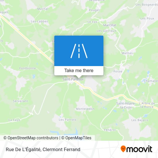 Rue De L'Égalité map