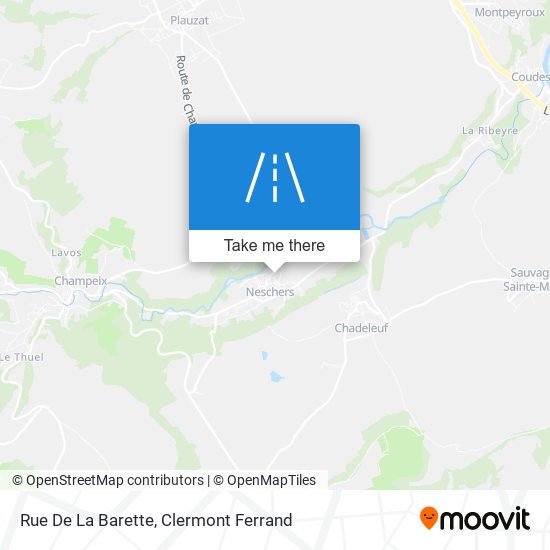 Rue De La Barette map