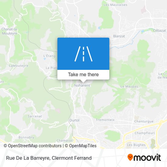 Rue De La Barreyre map