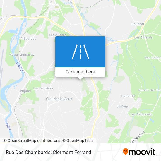 Rue Des Chambards map