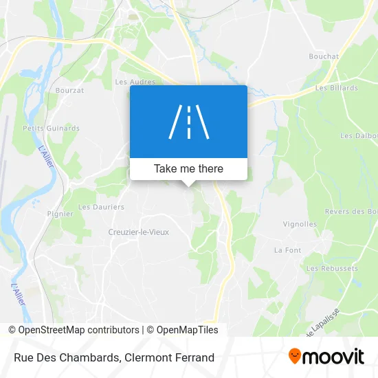 Rue Des Chambards map