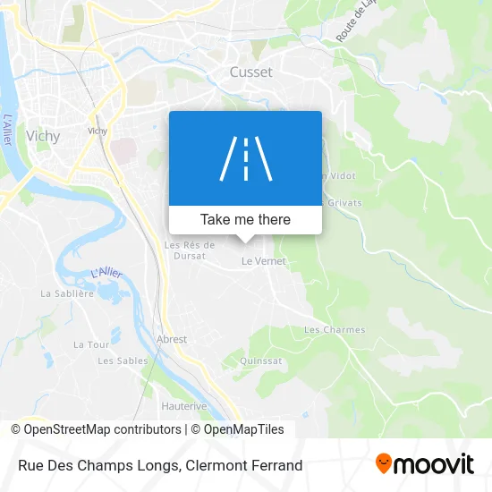 Rue Des Champs Longs map