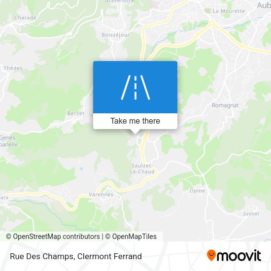 Rue Des Champs map
