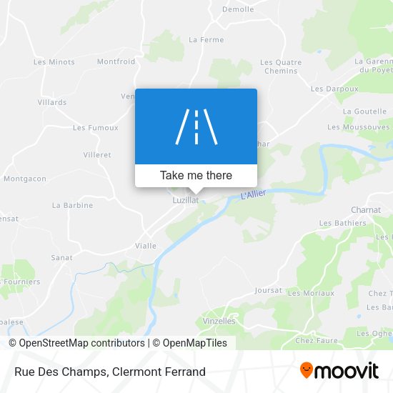 Rue Des Champs map