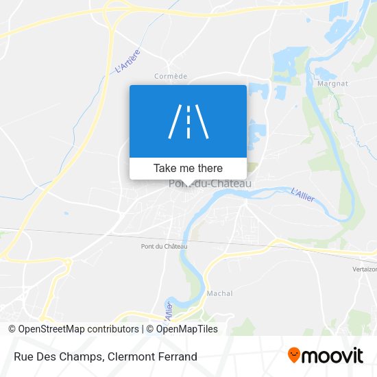 Rue Des Champs map