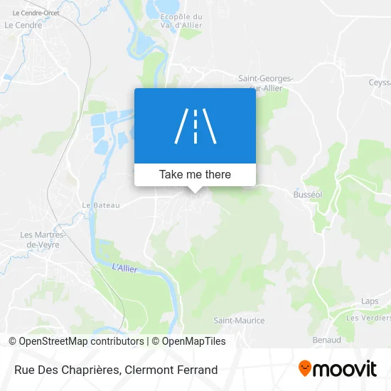 Rue Des Chaprières map