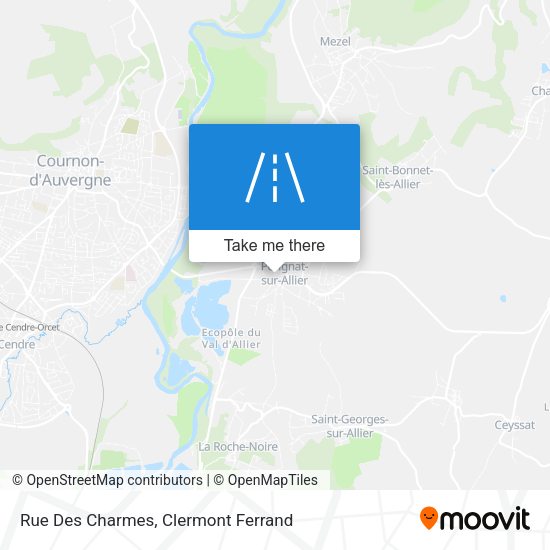 Rue Des Charmes map