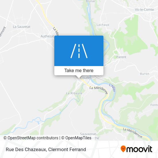 Rue Des Chazeaux map