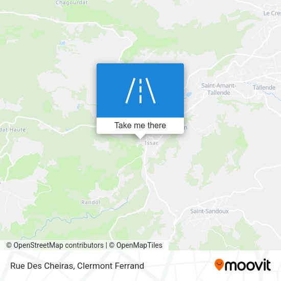 Rue Des Cheiras map
