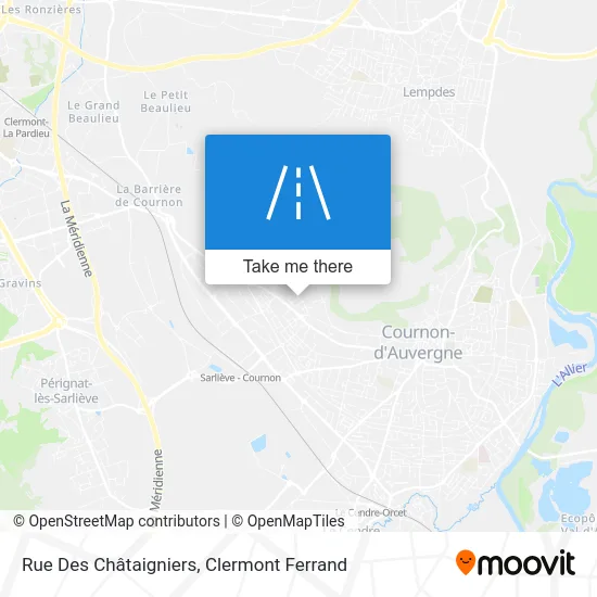 Rue Des Châtaigniers map