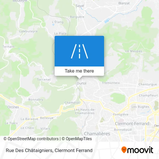 Rue Des Châtaigniers map