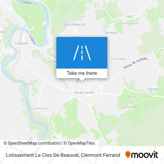 Lotissement Le Clos De Beauvat map