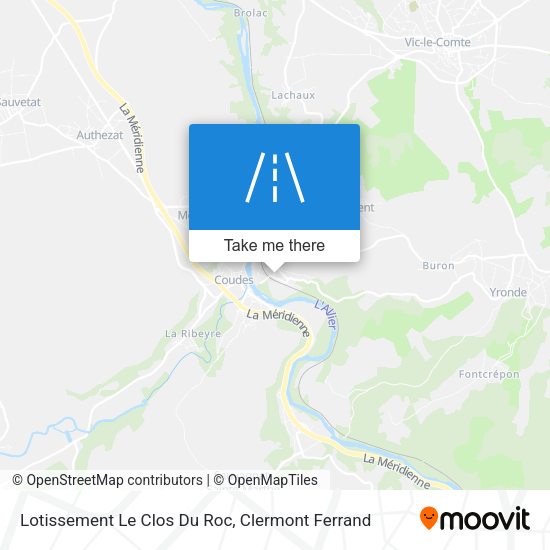 Lotissement Le Clos Du Roc map