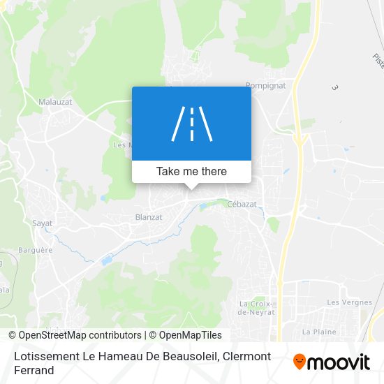 Lotissement Le Hameau De Beausoleil map